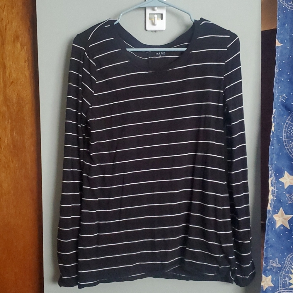 Striped Long Sleeve Top